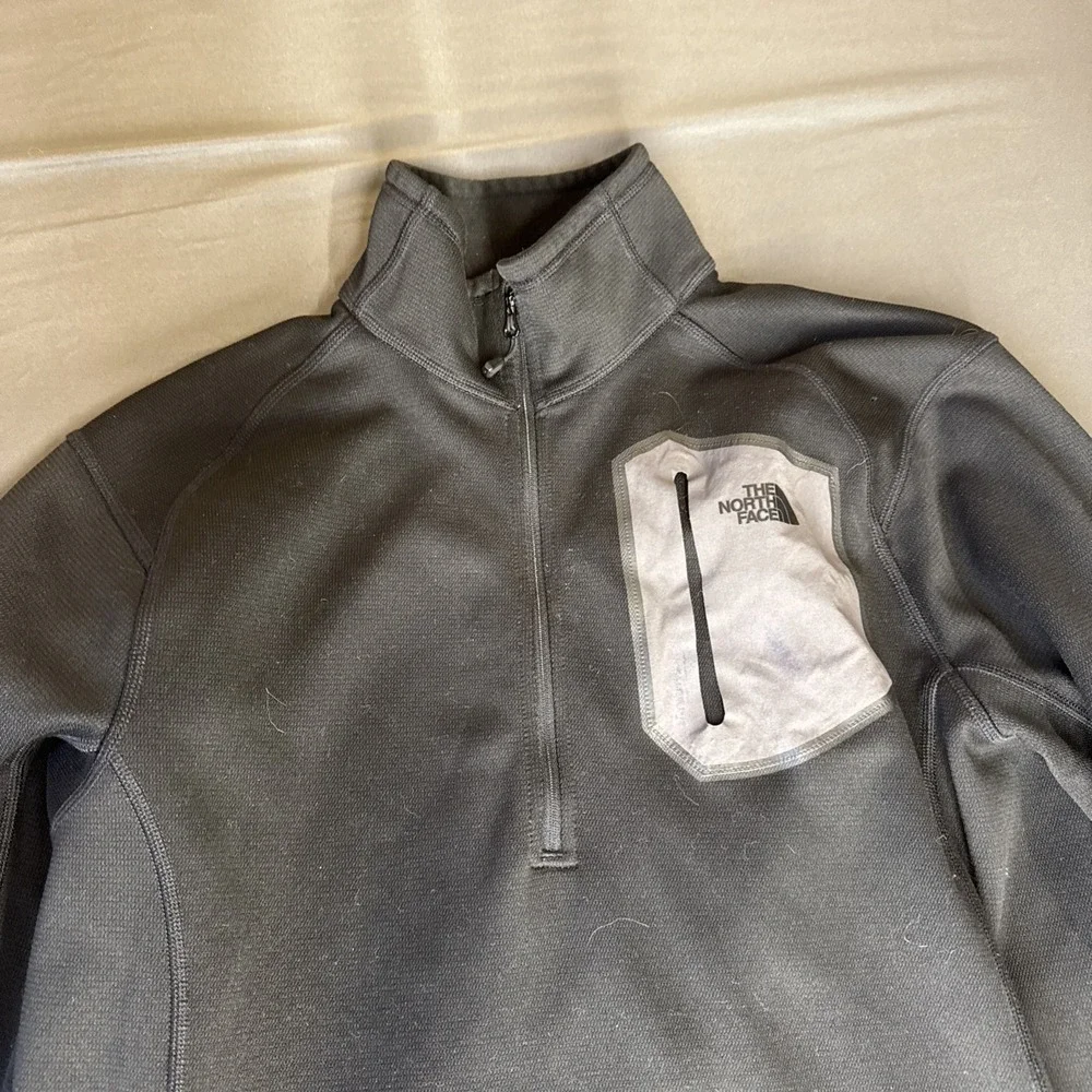 The‎ North Face Quarter-Zip Long-Sleeve Pullover - XL Black Nice TNF Underlayer